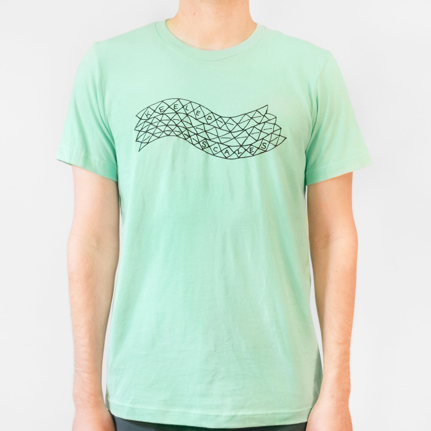 Keeled Scales - Keeled Scales T-Shirt (Mint Green + Black Logo)