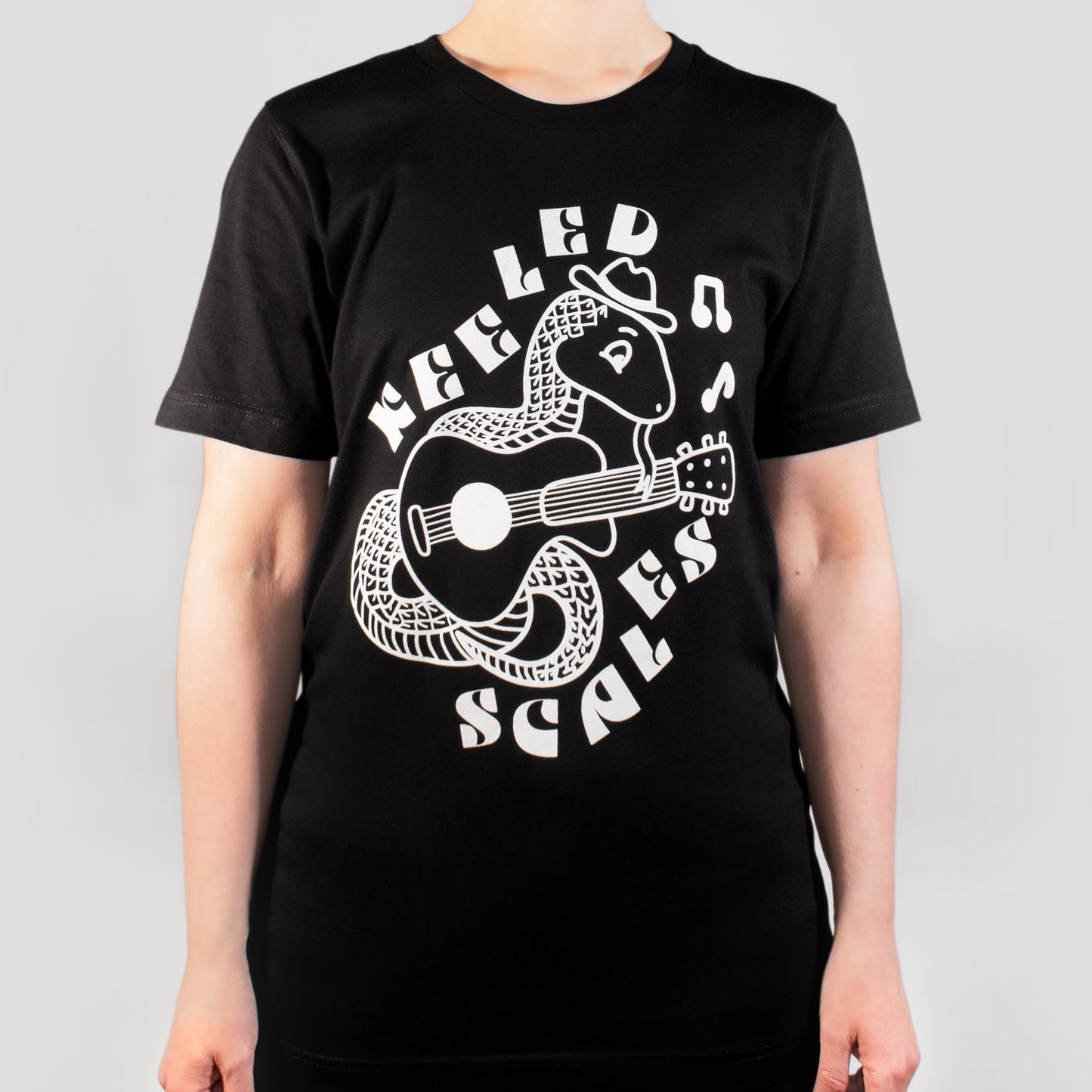 Keeled Scales  - Keeled Scales Guitar Snake T-Shirt