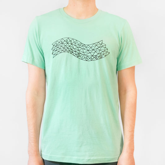 Keeled Scales  - Keeled Scales T-Shirt (Mint Green + Black Logo)
